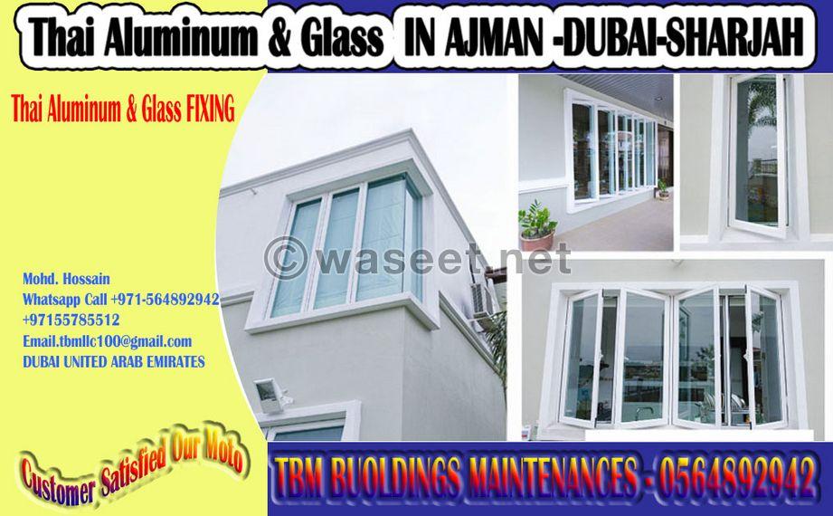 Ajman glass partition contractor 1