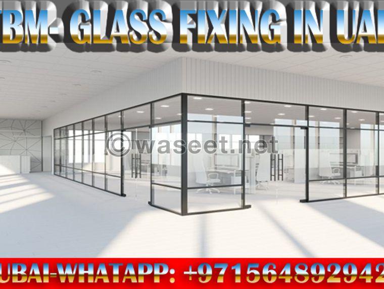 Ajman glass partition contractor 0