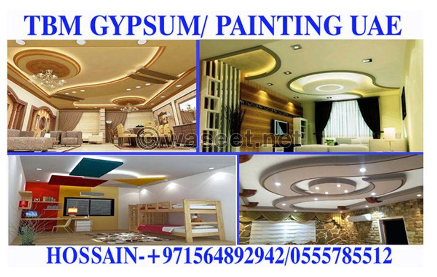 Gypsum ceiling partition work contractor in Dubai Ajman Sharjah 6