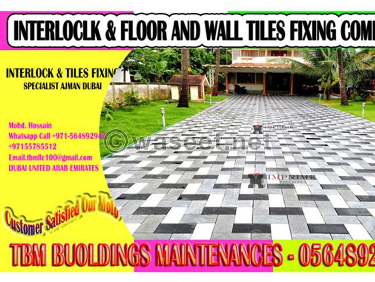 New Interlock Fixing work Contractor in Dubai Sharjah Ajman 0