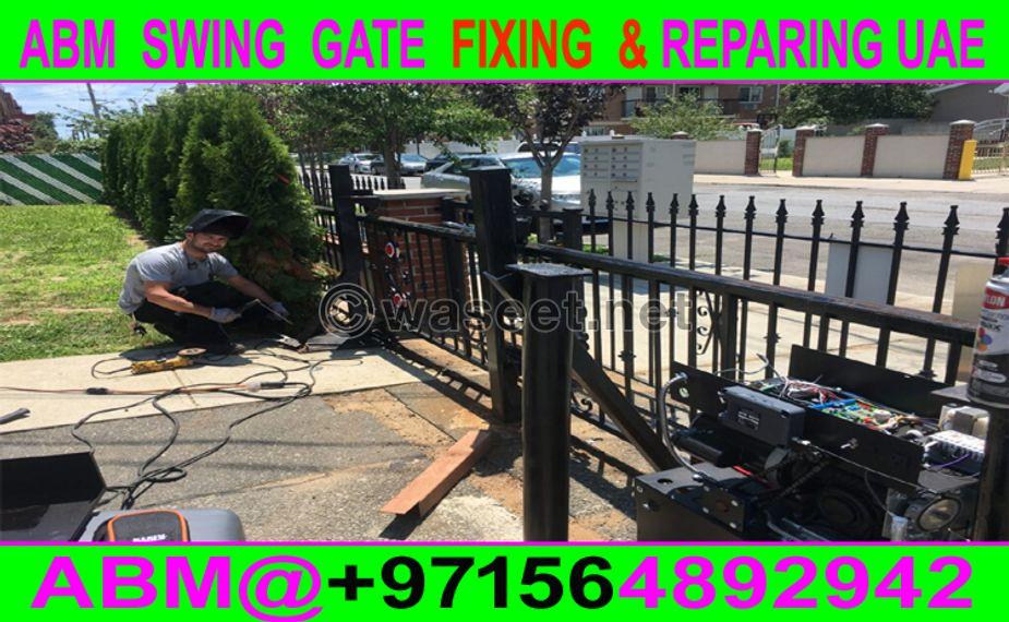 Swing Gate Opener Fixing Company Dubai Ajman Sharjah 10