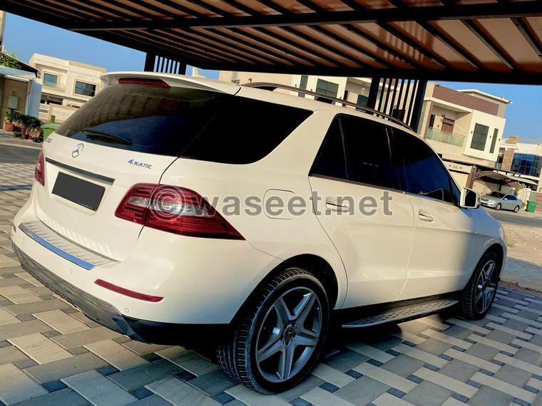 Mercedes-Benz ML350 GCC model 2014  2