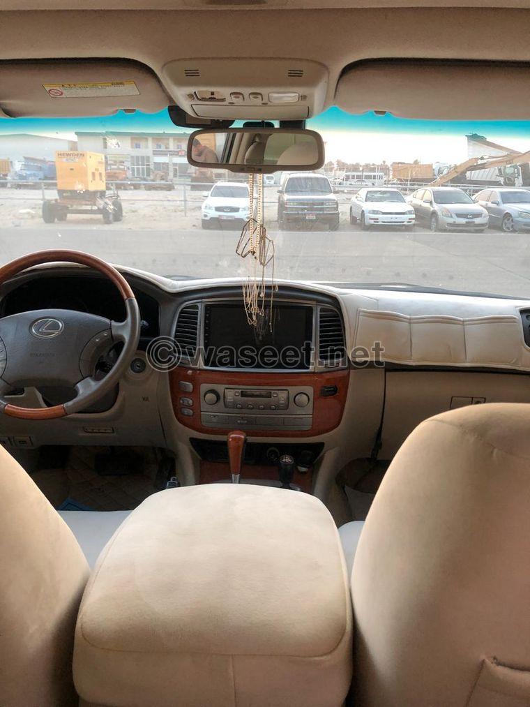 للبيع سيارة لكزس Lx470 2006 بحالة جيدة 6