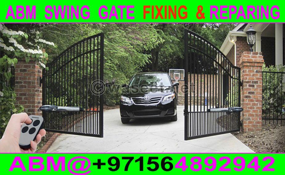 Swing Gate Opener Fixing Company Dubai Ajman Sharjah 6