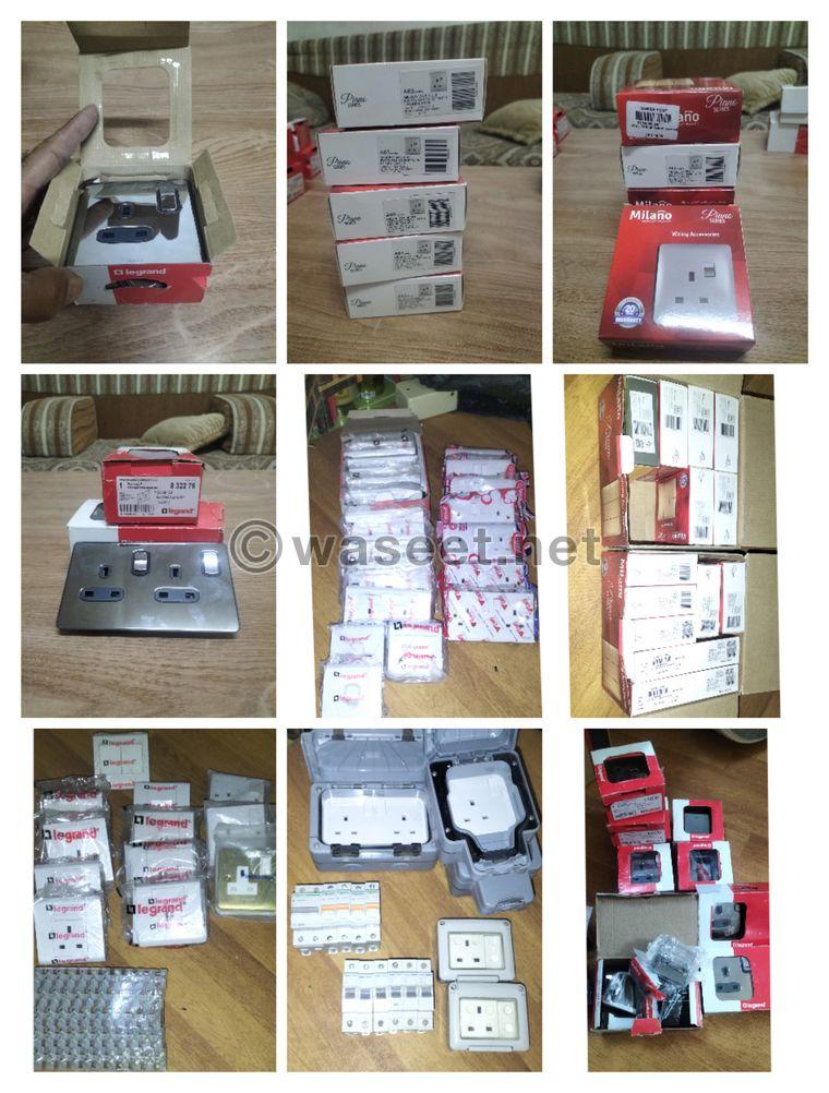 For sale new electrical and sanitary materials 3