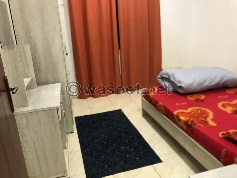 For monthly rent, two rooms and a hall in Ajman Corniche 4