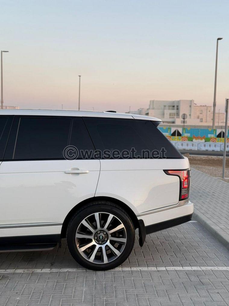 For sale Range Rover model 2015 2