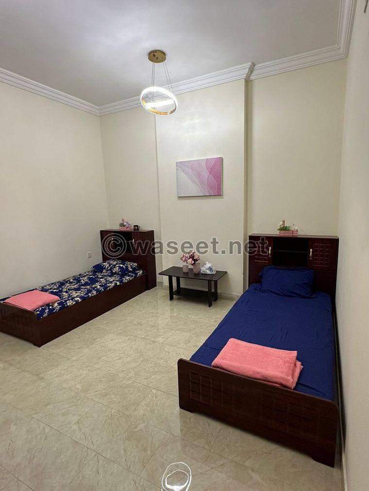 Two rooms and a hall for monthly rent in Rawda 1 5