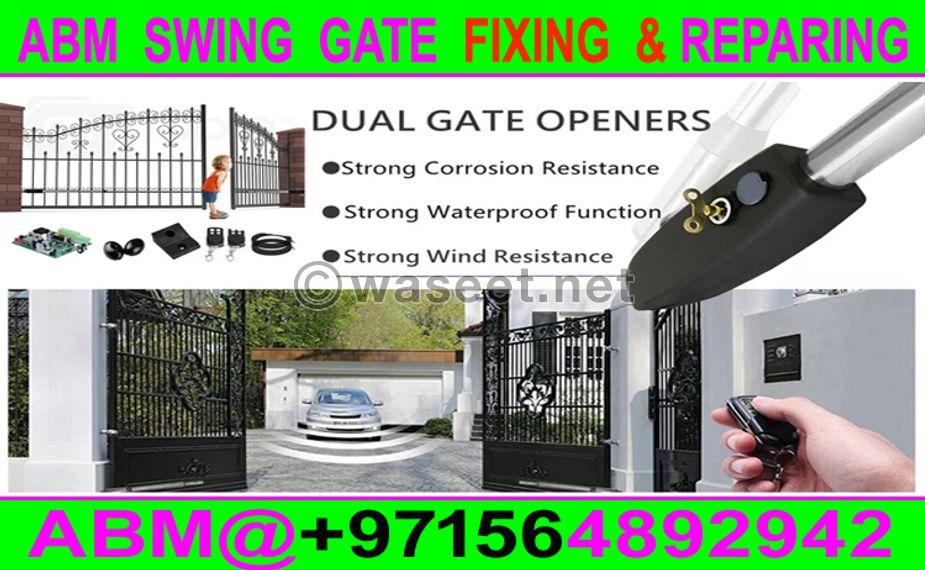 Swing Gate Opener Fixing Company Dubai Ajman Sharjah 11