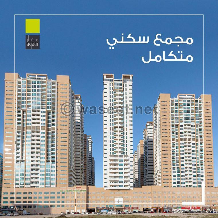 Apartment for sale in Ajman, Ajman One Towers, the fifth building, a great location near services 3