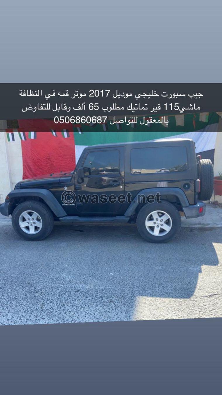 Jeep Sport GCC model 2017  0