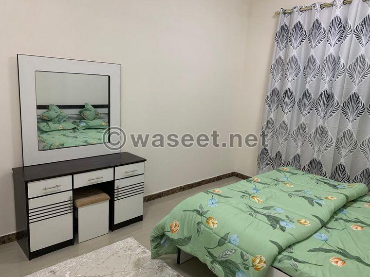 Furnished apartment for rent in Ajman close to VIP services 7