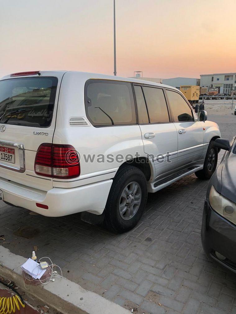 للبيع سيارة لكزس Lx470 2006 بحالة جيدة 2