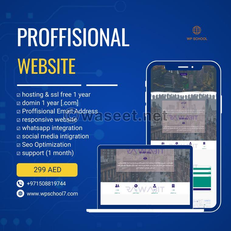 Get a professional website for your business 0