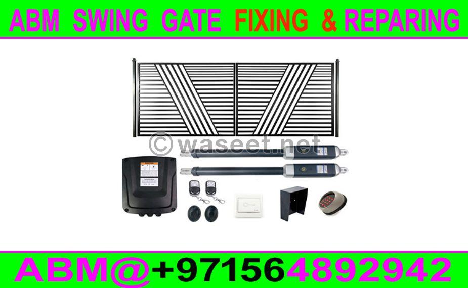 Swing Gate Opener Fixing Company Dubai Ajman Sharjah 4