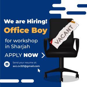 Office boy required