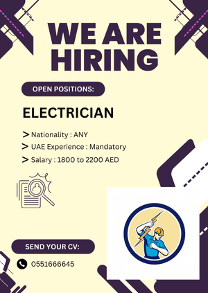 Required to work as an electrician