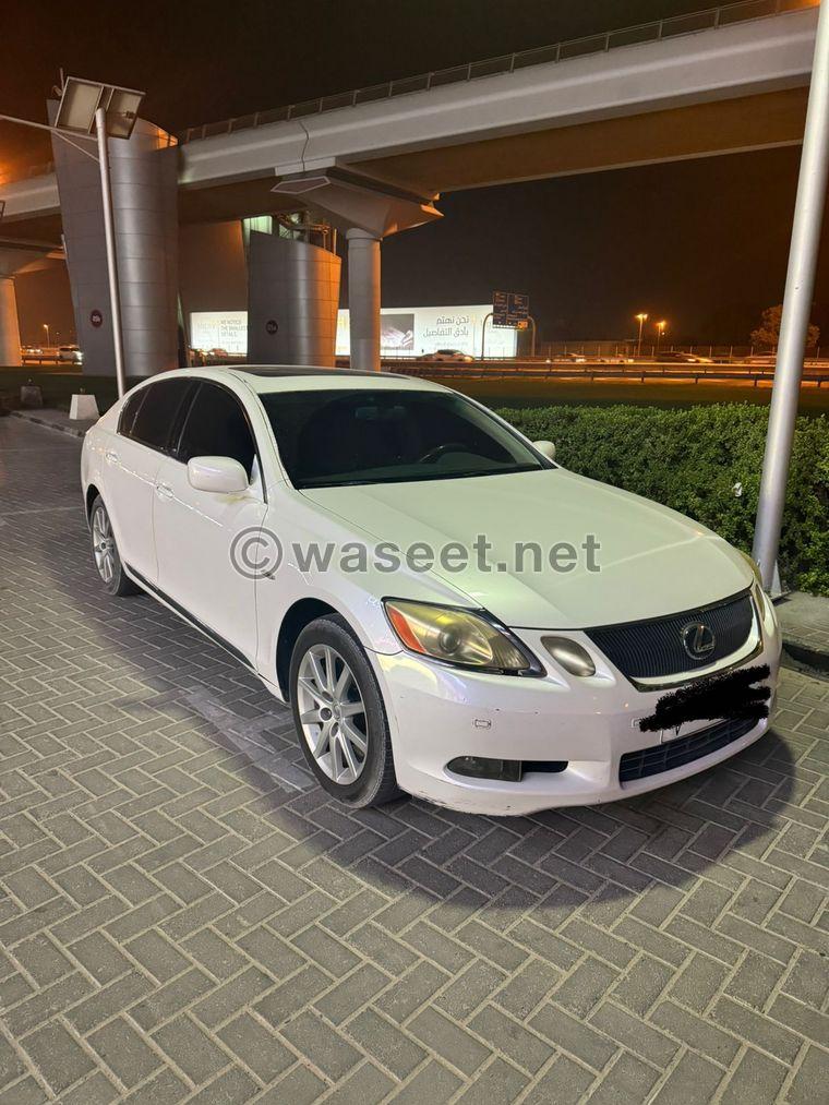 للبيع لكزس Gs300 خليجي موديل 2007 0