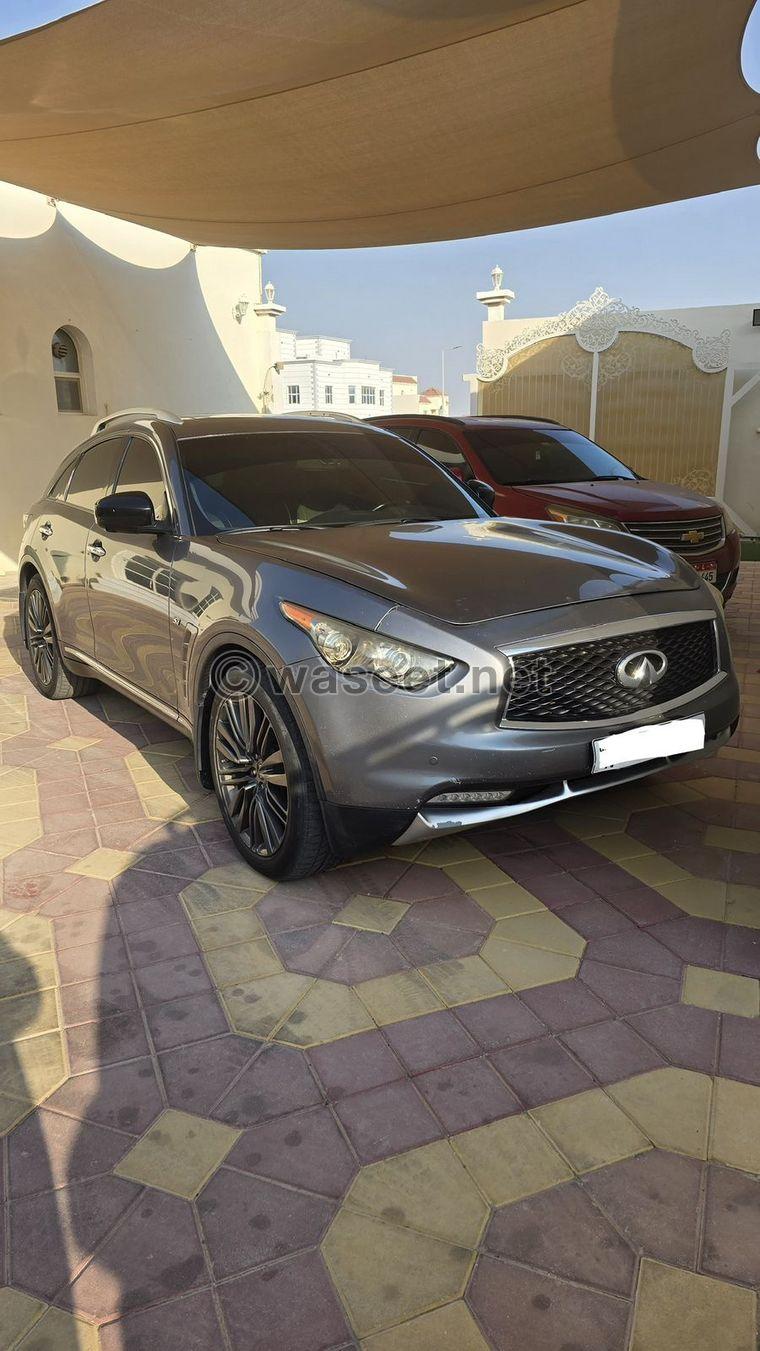 للبيع  انفينيتي QX70 موديل 2017 0