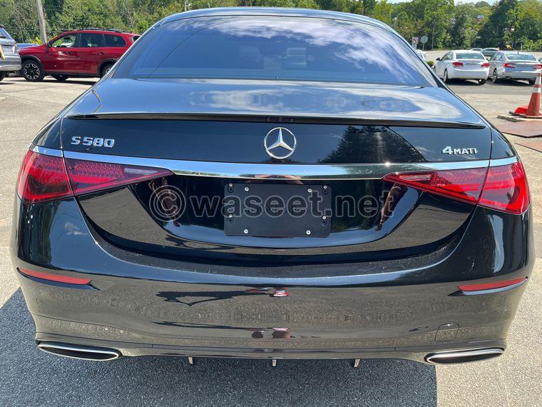 2022 مرسيدس بنز اس كلاس S 580 AMG LINE 4MATIC 3