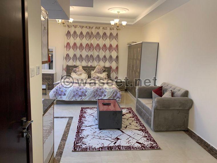 Furnished studio for monthly rent in Ajman close to VIP services 3