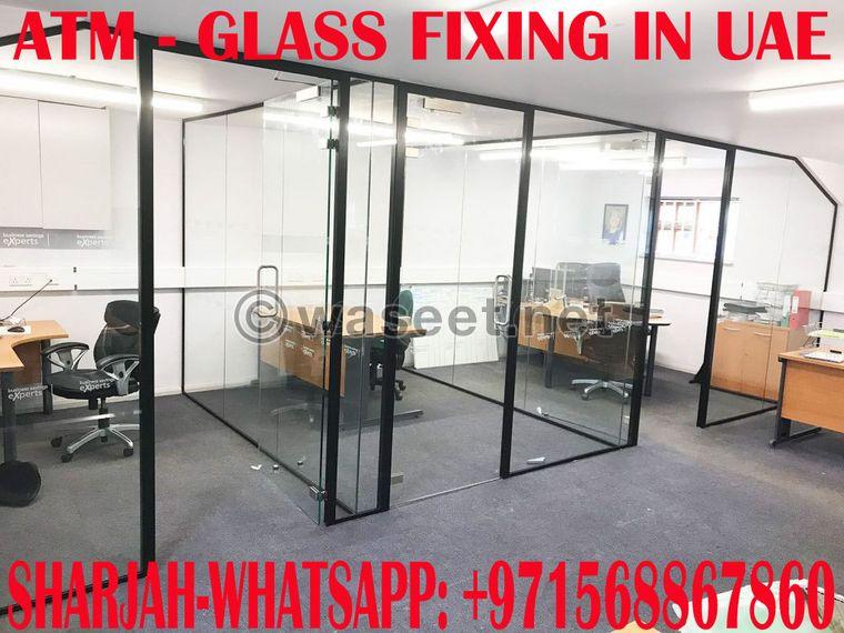 Glass Partition Contractor in Umm Al Quwain Dubai Sharjah UAE 1