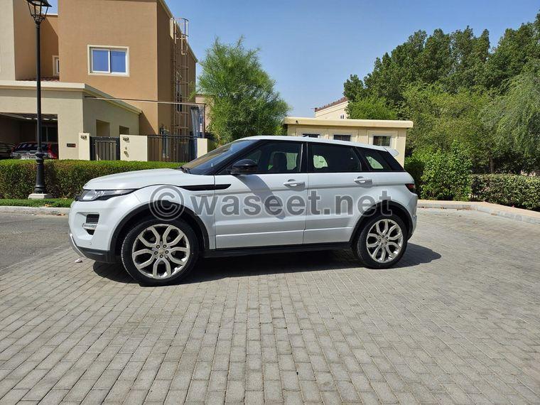 Evoque 4 cylinder full option 2015 model 2