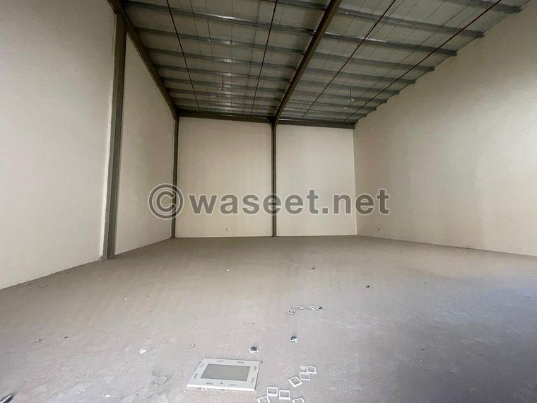 Square warehouse for rent in Al Jurf industrial area 4