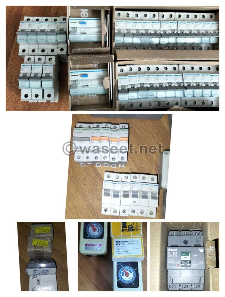 For sale new electrical and sanitary materials 0