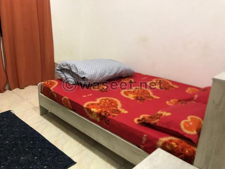 For monthly rent, two rooms and a hall in Ajman Corniche 3