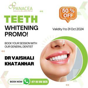 Discount on teeth whitening offer