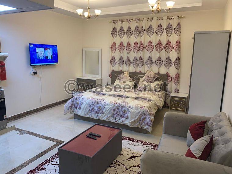 Furnished studio for monthly rent in Ajman close to VIP services 5