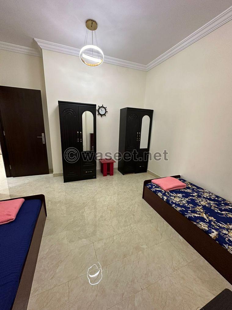 Two rooms and a hall for monthly rent in Rawda 1 3