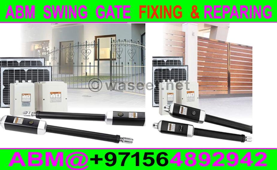 Swing Gate Opener Fixing Company Dubai Ajman Sharjah 5