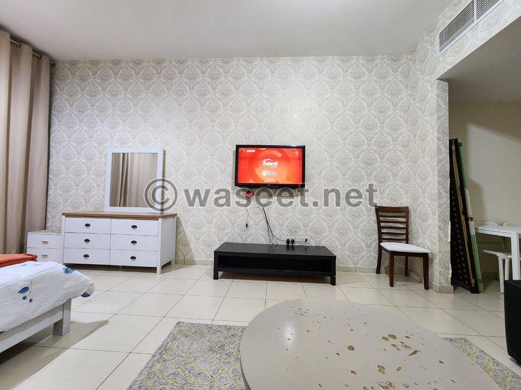 For monthly rent in Rashidiya, 3 furnished studios with a modern design and elegant furniture 6