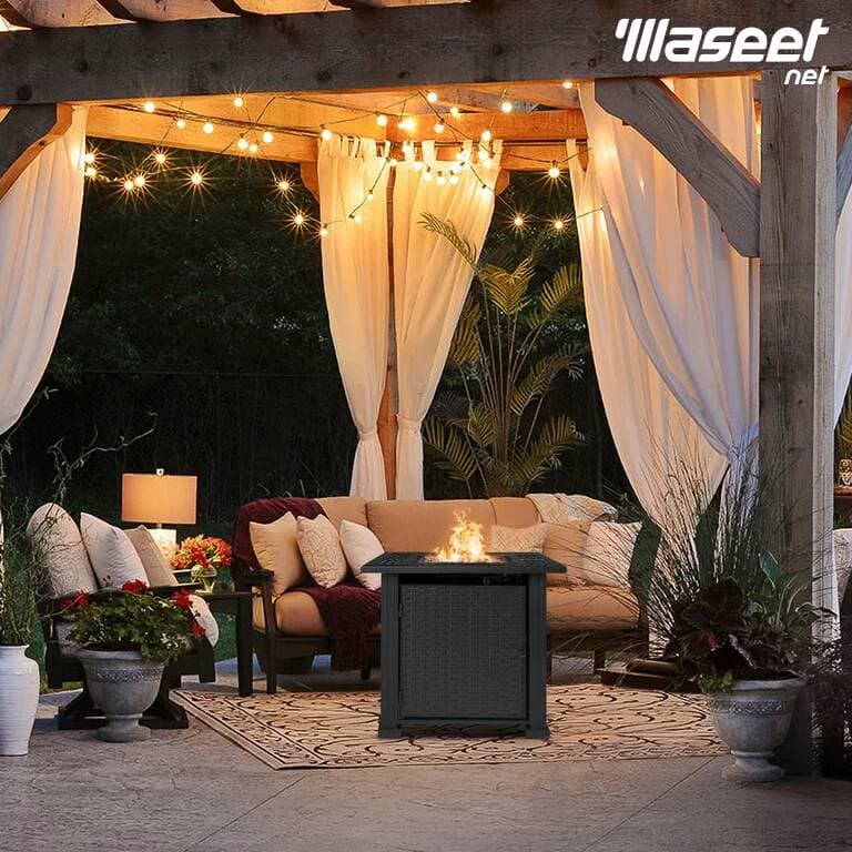 Outdoor gas pit table 6