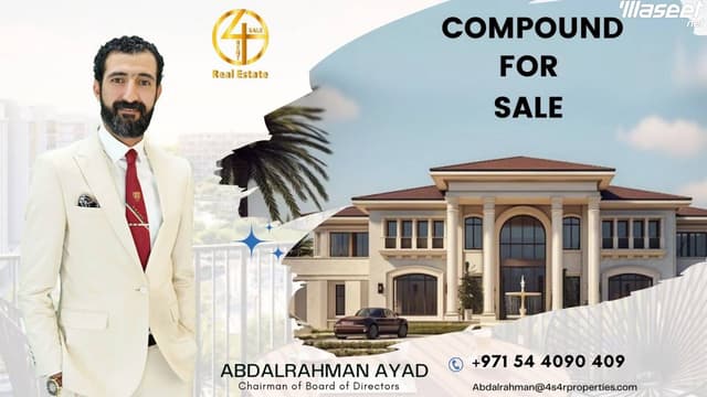 For sale, a complex of 4 villas, Khalifa A