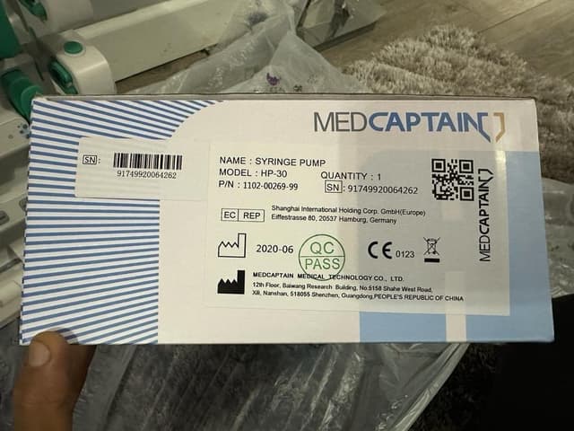 Brand New Medcaptain hp 30 syringe pump