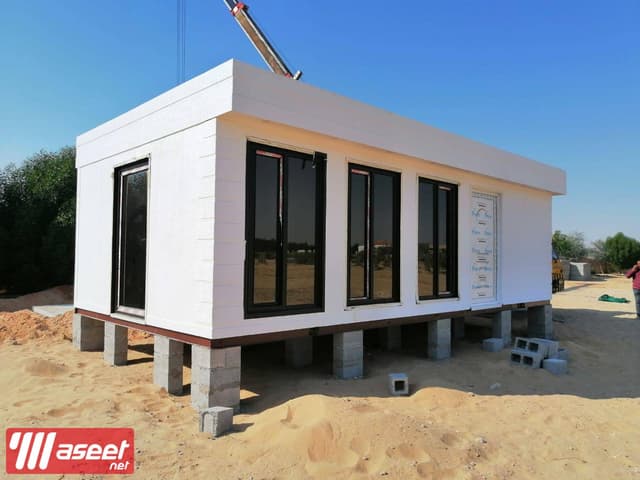 New and renovated prefabricated house caravans