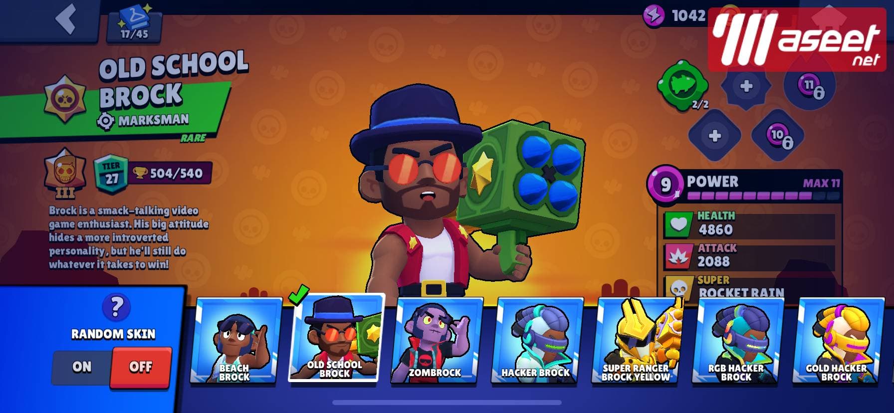 A super cell account with Clash Town TH11 and Brawl Strass Nader Wade 4