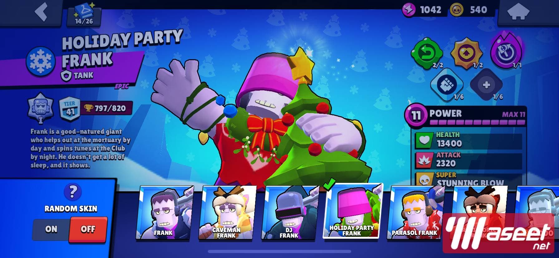 A super cell account with Clash Town TH11 and Brawl Strass Nader Wade 8
