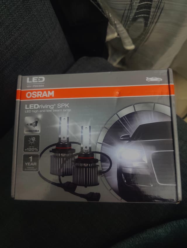 مصباح ليد أوسرام hb3/hb4 6000k