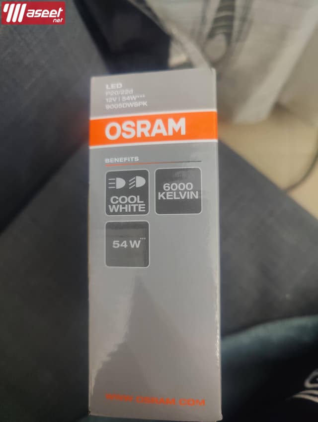 مصباح ليد أوسرام hb3/hb4 6000k