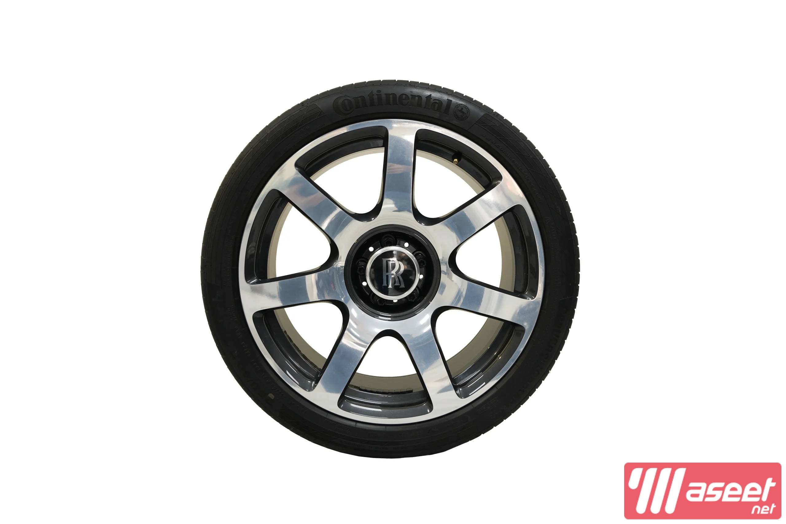 Rolls Royce Wraith & Dawn Tyre Set with Wheels & Bolt Silver 2