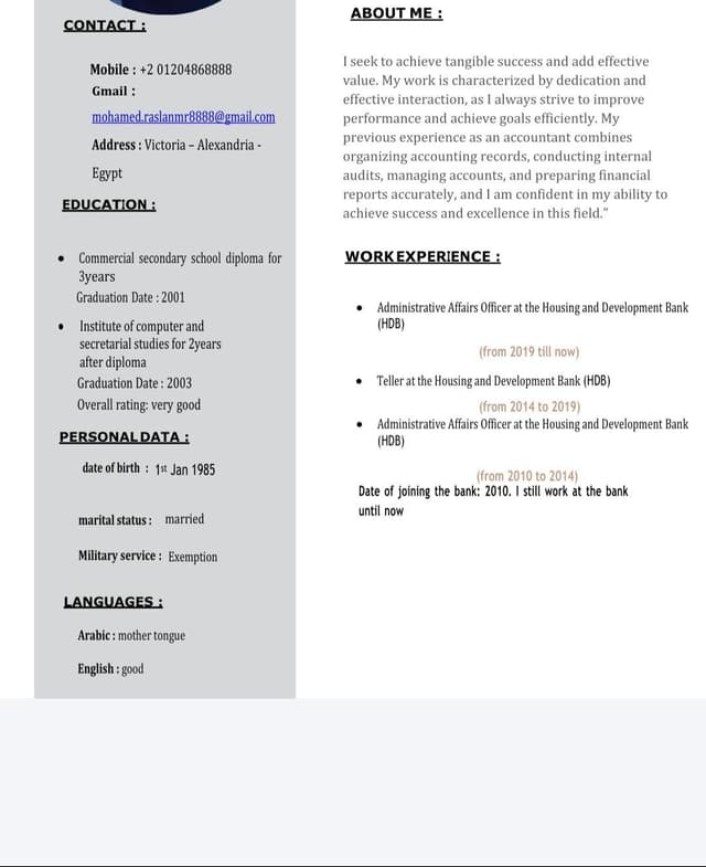 I am looking for an administrative job