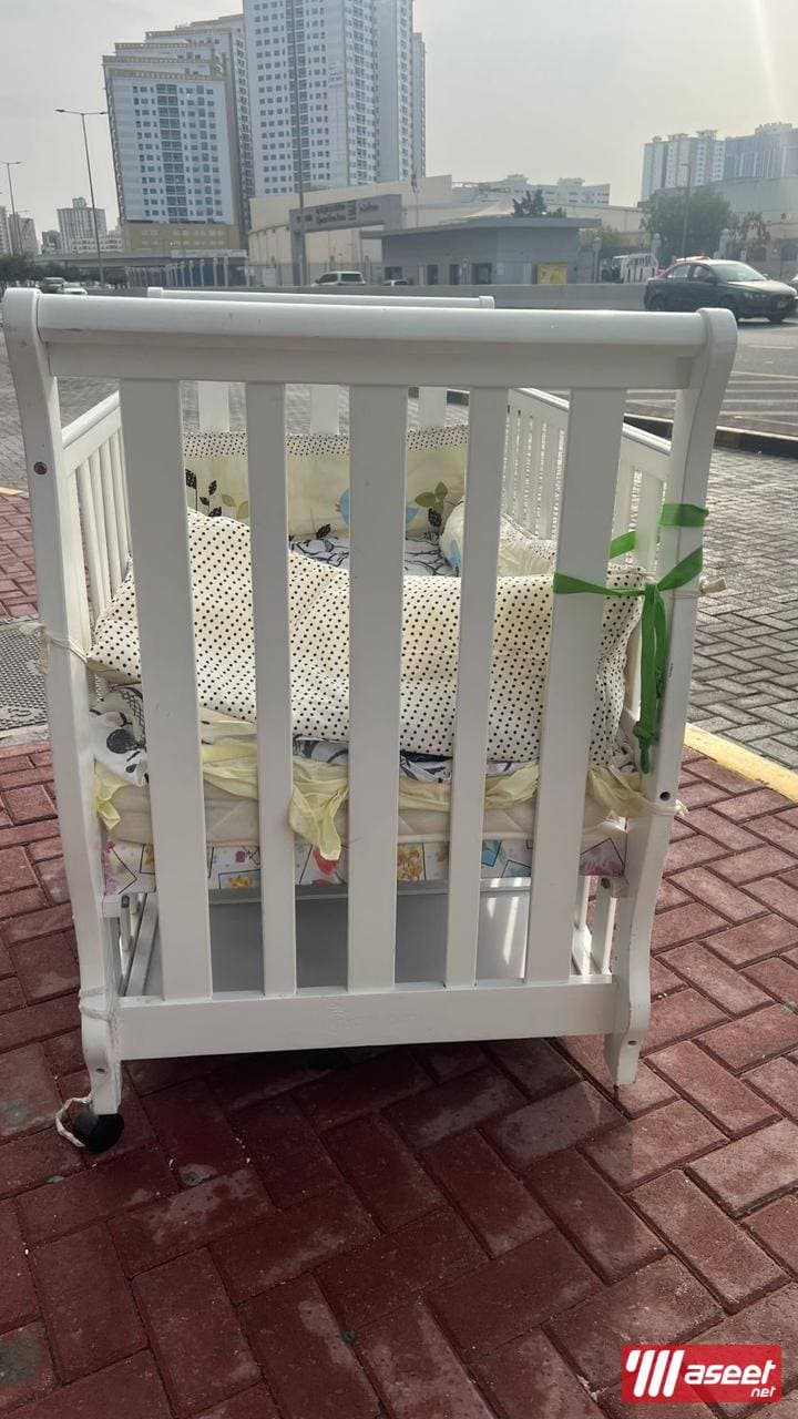 For sale bed, baby chair and baby supplies 7