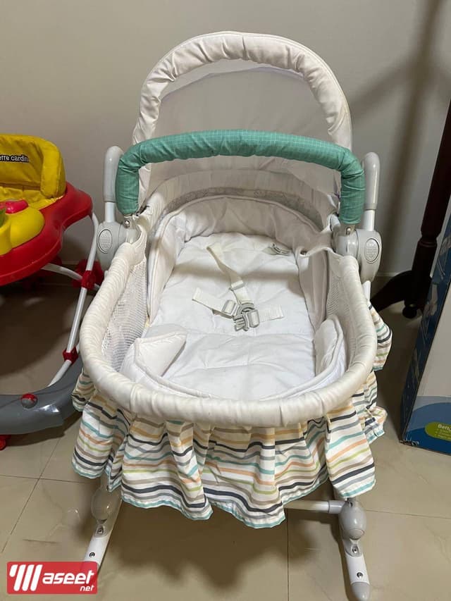 For sale bed, baby chair and baby supplies