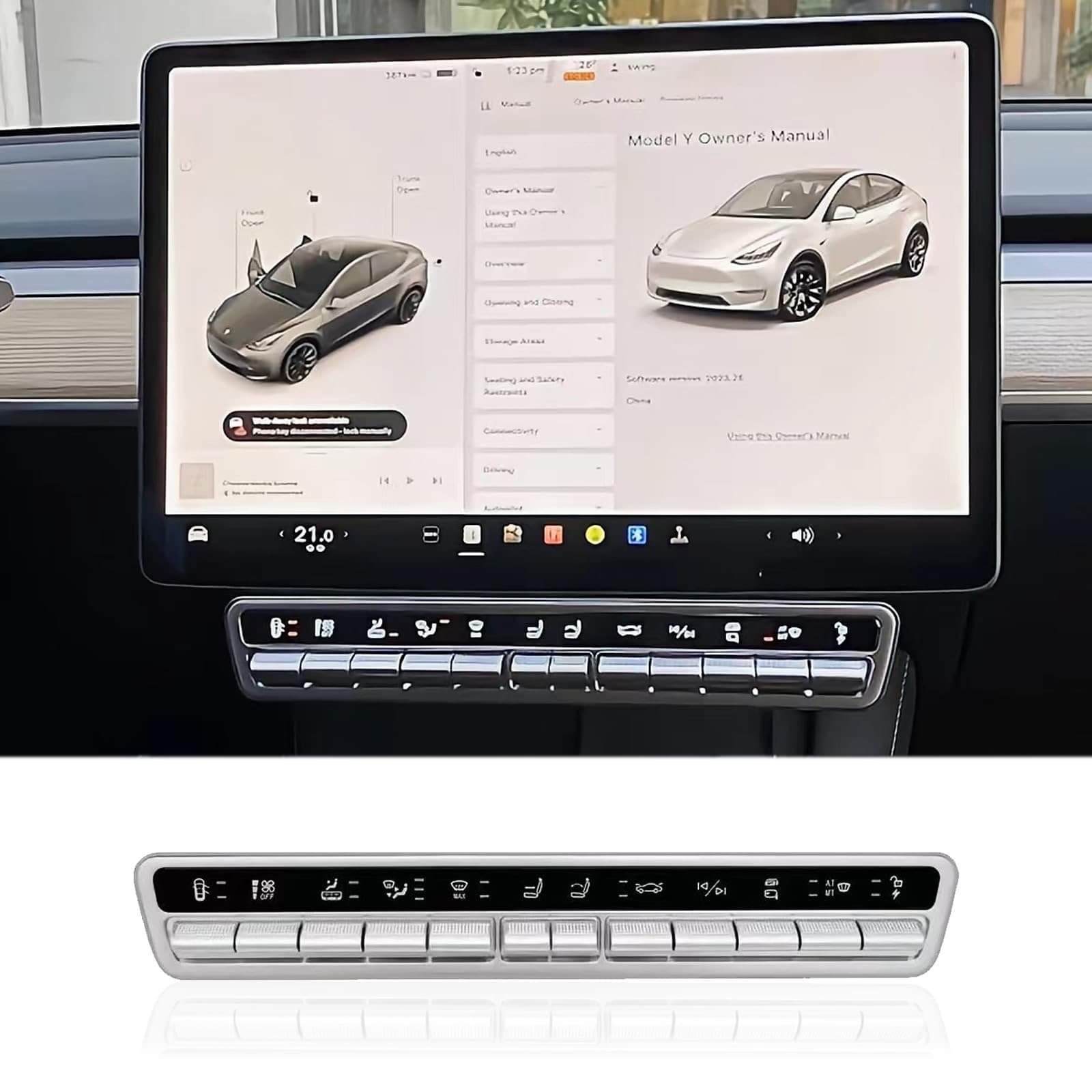 ‏ physical buttons for the Tesla Model Y 2020-2024 0