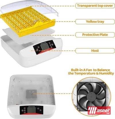 Automatic 56 Eggs Incubator with Built-in Egg Turner 2