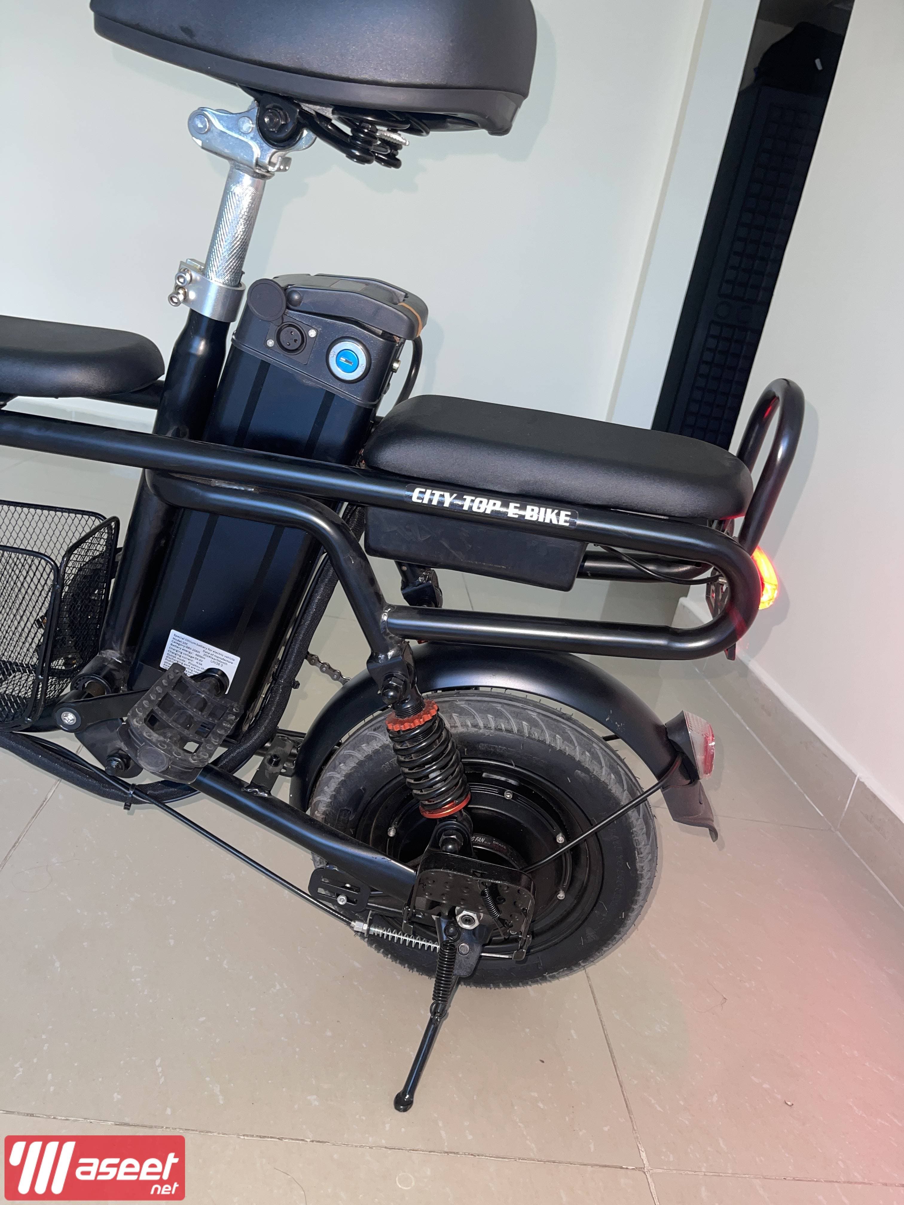 Electric Bike Family Ebike with Storage Basket 2